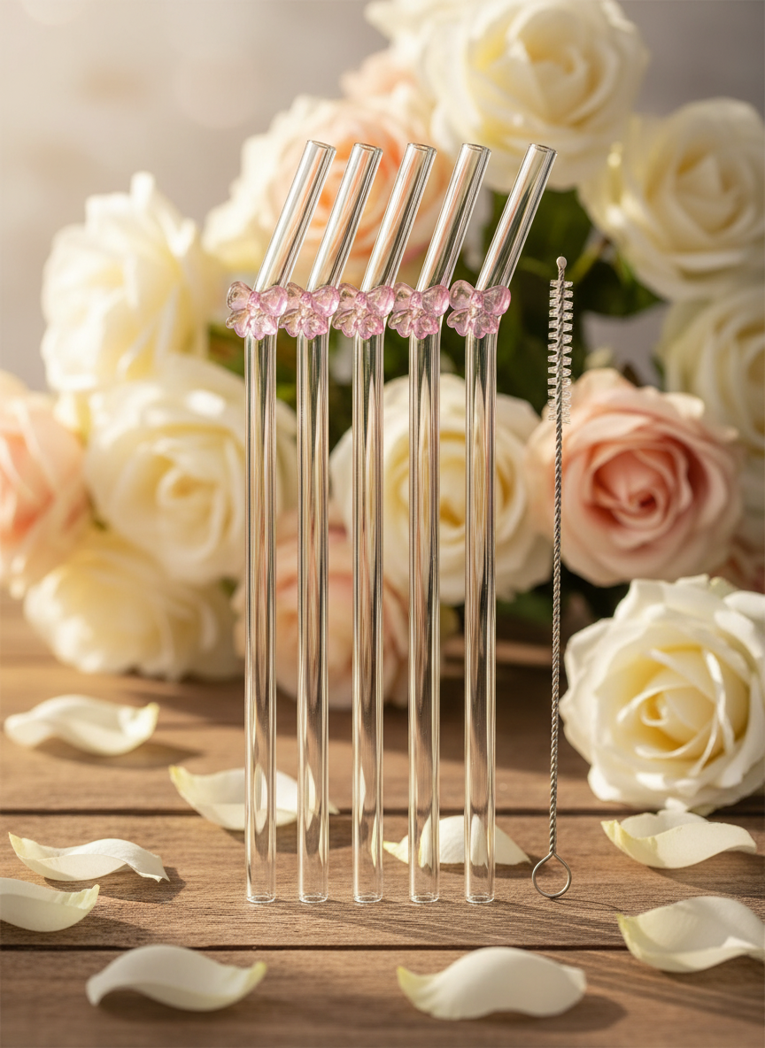 קשיות זכוכית מקושטות