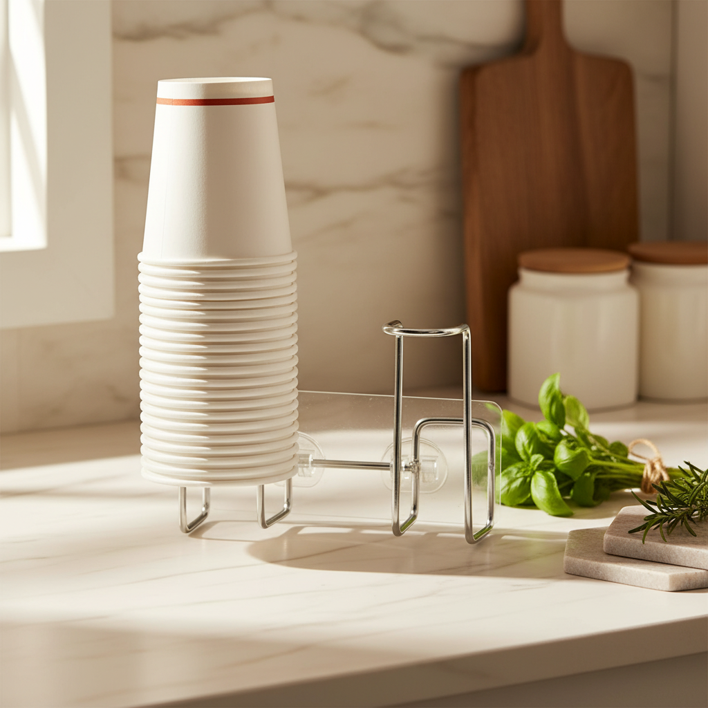 מחזיק כוסות חד-פעמיות