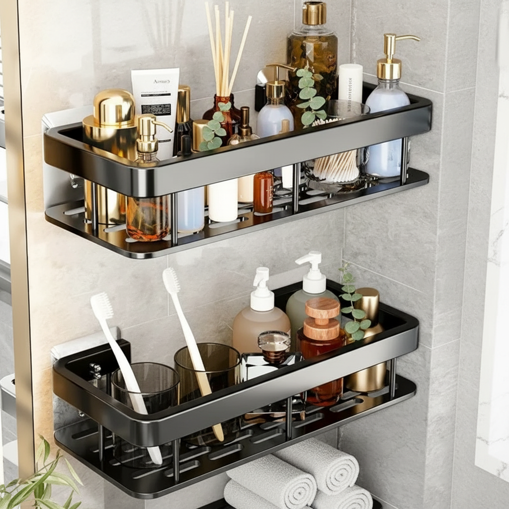 מדף פינתי למקלחת