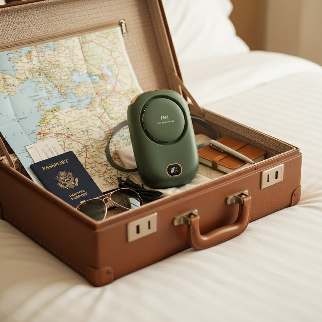 מאוורר כף יד נייד נטען