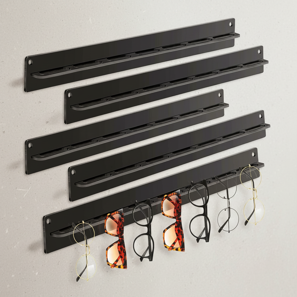 מדף משקפיים אקרילי