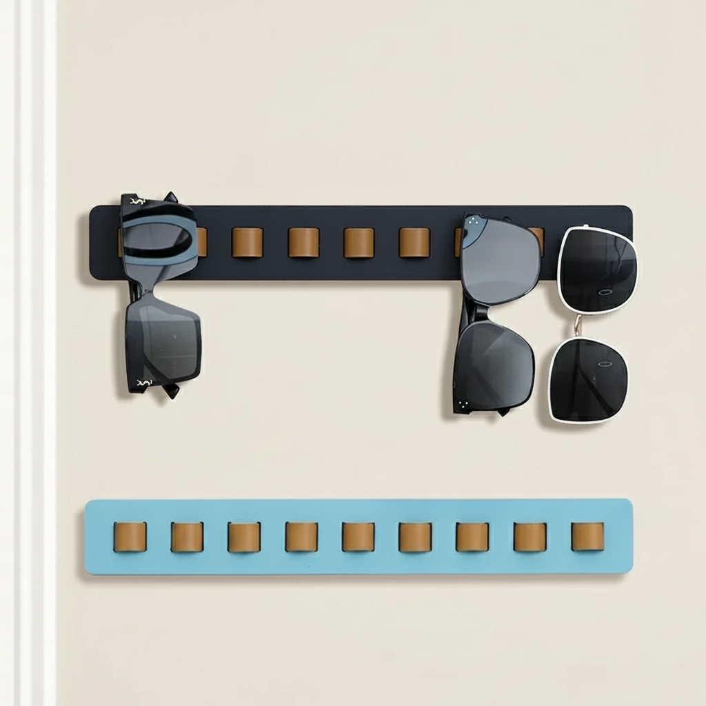 מדף משקפיים מעץ