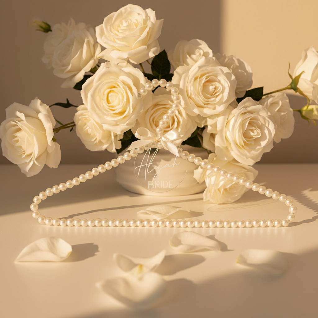 קולב שמלת כלה עם שם