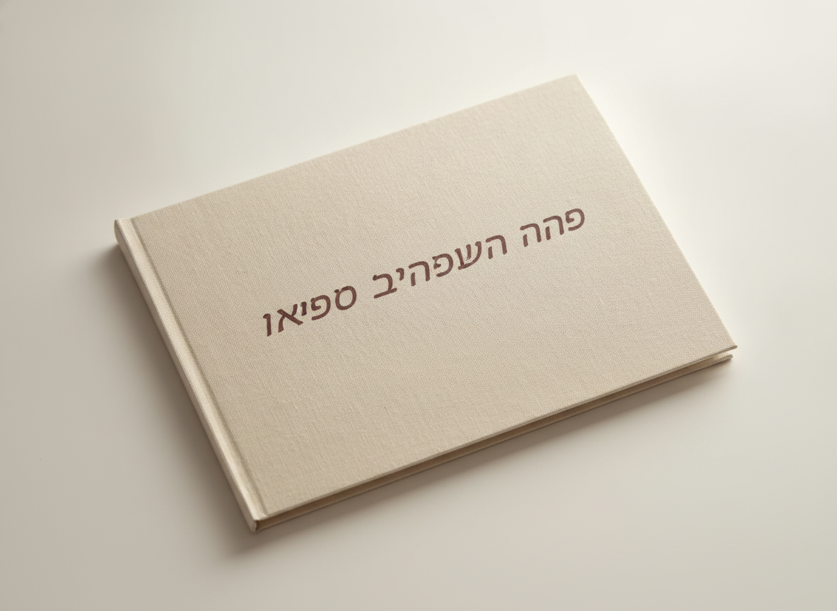 ספר זיכרונות חתונה מרגש