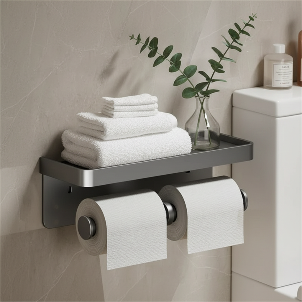 מתקן נייר טואלט אלומיניום