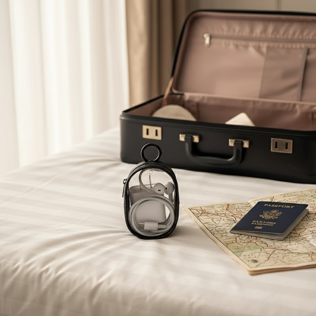 נרתיק מיני לאוזניות ומטענים