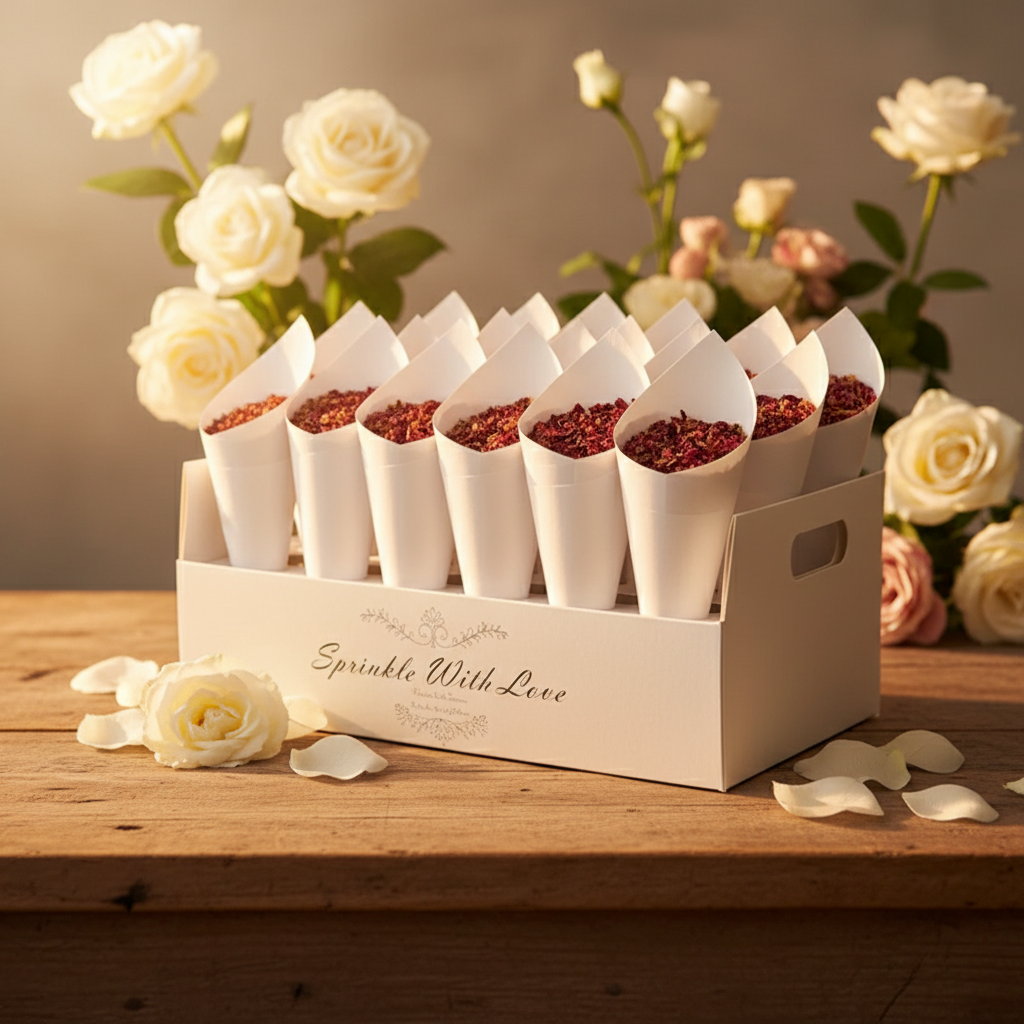 קונוסי נייר לקונפטי